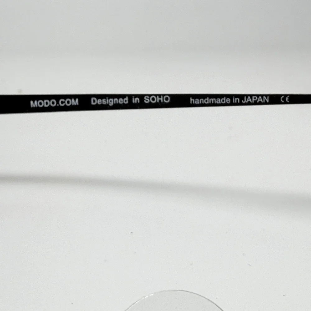Modo 4024 Black Titanium Eyeglasses Frames 49-17-140 Handmade‎ in Japan 21536